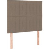  Uzglavlje smeđesivo 100x5x118/128 cm od tkanine | shoptok.hr