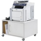 eurokraft pro Pomična spodnja omarica, VxŠxG 595 x 700 x 570 mm, svetlo siva RAL 7035 | Shoptok.si