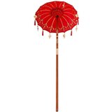  Balineški Parasol Ostalo Crvena x 260 cm Pamuk i čvrsto drvo | shoptok.hr