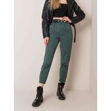 Italy Moda Trousers-DHJ-SP-2312.94P-dark green | Shoptok.si