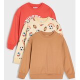 Sinsay Bluza s okruglim izrezom s printom 3 pack | shoptok.hr