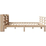  Okvir kreveta s uzglavljem 180 x 200 cm masivna borovina | Eponuda.com