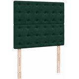  Krevet box spring s madracem tamnozeleni 120x190 cm baršunasti | shoptok.hr