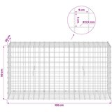  Gabion s žicom debljine 3,5 mm i mrežom 5x5 cm 100x30x50 cm Slike