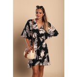 Fenzy Elegantna Mini Obleka S Potiskom Toretta, Črna | Shoptok.si