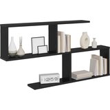  Polica na zidu Crni hrast 100 x 12 x 50,5 cm Konstruirano drvo | shoptok.hr