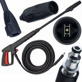 Rosfix Powerjet VARIO 8M Clickconnect – Pištola Z Nastavljivo Šobo | 8 M Cev, Hitro Spojka, Za Bosch, AR, Black&Decker, Michelin, (5000223008) | Shoptok.si