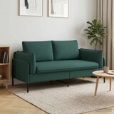 SOFA za dvije osobe Tamnozelena 188 x 81 x 89 cm Tkanina Slike