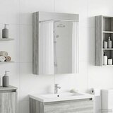  Kupaonski ormar s ogledalom Siva Sonoma 50 x 14,5 x 70 cm | shoptok.hr