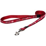 Rogz fancy dress dugi povodac za pse, 1,8 m m — 16 mm / 1.8 m crvene kosti | Eponuda.com