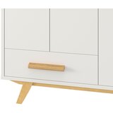 Bessagi Home Omara Za Oblačila Milan, Bela, Naravna Barva | Shoptok.si