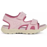 Geox Otroški sandali VANIETT roza barva
