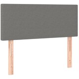 Maison Chic posteljno vzglavje - vzglavna omarica - nočna omarica temno sivo 90x5x78/88 cm blago, (21707437) Cene