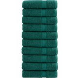vidaXL Premium brisače 10 kosov zelena 70x140 cm 600 g/m2 100 % bombaž Cene