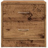  Noćni ormarić boja staro drvo 40x30x40 cm od konstruiranog drva | Eponuda.com