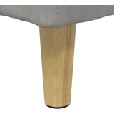  Otoman za pohranu Svijetlo siva 40 x 40 x 45 cm Baršun | shoptok.hr