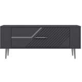Hanah home TV polica Retrolp5 Anthracite Silver
