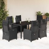  3-dijelni vrtni blagovaonski set s jastucima od poliratana | shoptok.hr