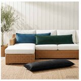 vidaXL Jastuk s jastukom HOUTEN 2 kom. Plava Baršun - Plava 40 x 145 cm 2 Cijene