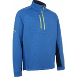 Callaway Mens Heather Stripe Fleece Mazarine Heather S