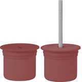 Minikoioi Sip+Snack Set komplet pribora za jelo za djecu Velvet Rose / Powder Grey 1 kom Cijene