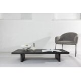 Venture Home Lancester klub stolić 140 × 60 cm, crni | shoptok.hr