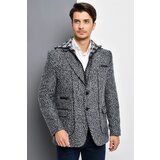 Dewberry K7540 MEN'S COAT-PATTERNED NAVY BLUE | shoptok.hr