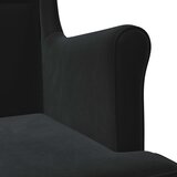  Fotelja Crna Baršun | shoptok.hr