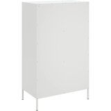  Visoka komoda bijela 67 x 39 x 113 cm čelična | shoptok.hr