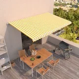 na ručno uvlačenje 500 x 300 cm žuto-bijela