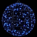  Božićni vrh svjetla 300 LED lampica Plava Promjer 30 x 32 cm | shoptok.hr