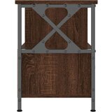 TV omarica rjavi hrast 90x33x45 cm inženirski les in železo, (20912801) | Shoptok.si