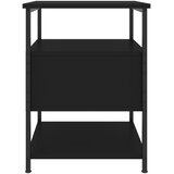  Noćni ormarići 2 kom crni 40 x 42 x 56 cm od konstruiranog drva | shoptok.hr