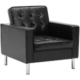  Fotelja Crna 75x70x75 cm Implicitna koža | Eponuda.com