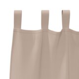 vidaXL Zavjese sa zavjesama 2 pcs Sivo-smeđa 245 x 140 cm Poliester | shoptok.hr
