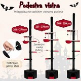 SUPERHOME Maca Halloween penjalica i grebalica za Mačke do plafona 300cm Crna | Eponuda.com