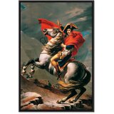  Slika - Jacques-Louis David – Napoleon Crossing the Alps 40x60 U crnom drvenom okviru | shoptok.hr