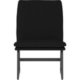  Ležaljka crna 52 x 75 x 76 cm od tkanine - Crna 1 | shoptok.hr