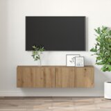 vidaXL TV omarica komplet Umetniški hrast MDF Srednje TV omarica | Shoptok.si