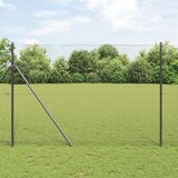 vidaXL zavarena žičana ograda s 7 postova siva 1.4x50 m čelik Cijene