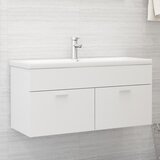Ormarić za umivaonik bijeli 100x38,5x46 cm konstruirano drvo | shoptok.hr
