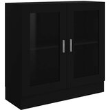  Vitrina crna 82,5 x 30,5 x 80 cm konstruirano drvo | Eponuda.com