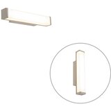 QAZQA Kopalniška stenska svetilka jeklo 32 cm z LED IP44 - Cascada | Shoptok.si