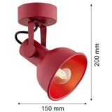  Argon 8298 - Spot svetiljka LENORA 1xE14/7W/230V crvena | Eponuda.com