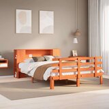  Krevet s regalom za knjige bez madraca 120 x 190 cm od borovine | shoptok.hr