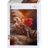 Slagalica Uroš Predić - Sveti Georgije ubija aždaju Puzzla Serbian Art Collection 960124, 1000 delova