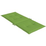  Jastuci za stolice 4 kom prošarano zeleni 120x50x4 cm tkanina | shoptok.hr
