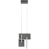Nova Luce Svijetlo siva metalna LED viseća svjetiljka s mogućnosti zatamnjivanja Totem – | shoptok.hr