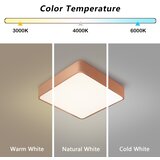 Brilagi LED prigušiva stropno svetlo POOL LED/36W/230V 40x40 cm u bronzanoj boji + daljinski upravljač | Eponuda.com