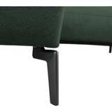 MID.YOU KOTNA SEDEŽNA GARNITURA, gladka tkanina temno zelena | Shoptok.si